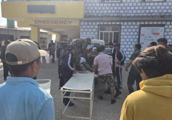 भोजपुरमा नेपाली सेना चढेको बस दुर्घटना, २४ घाइते मध्ये ९ गम्भीर