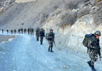 दार्चुलामा निर्वाचन सुरक्षाका लागि संयुक्त सुरक्षा गस्ती