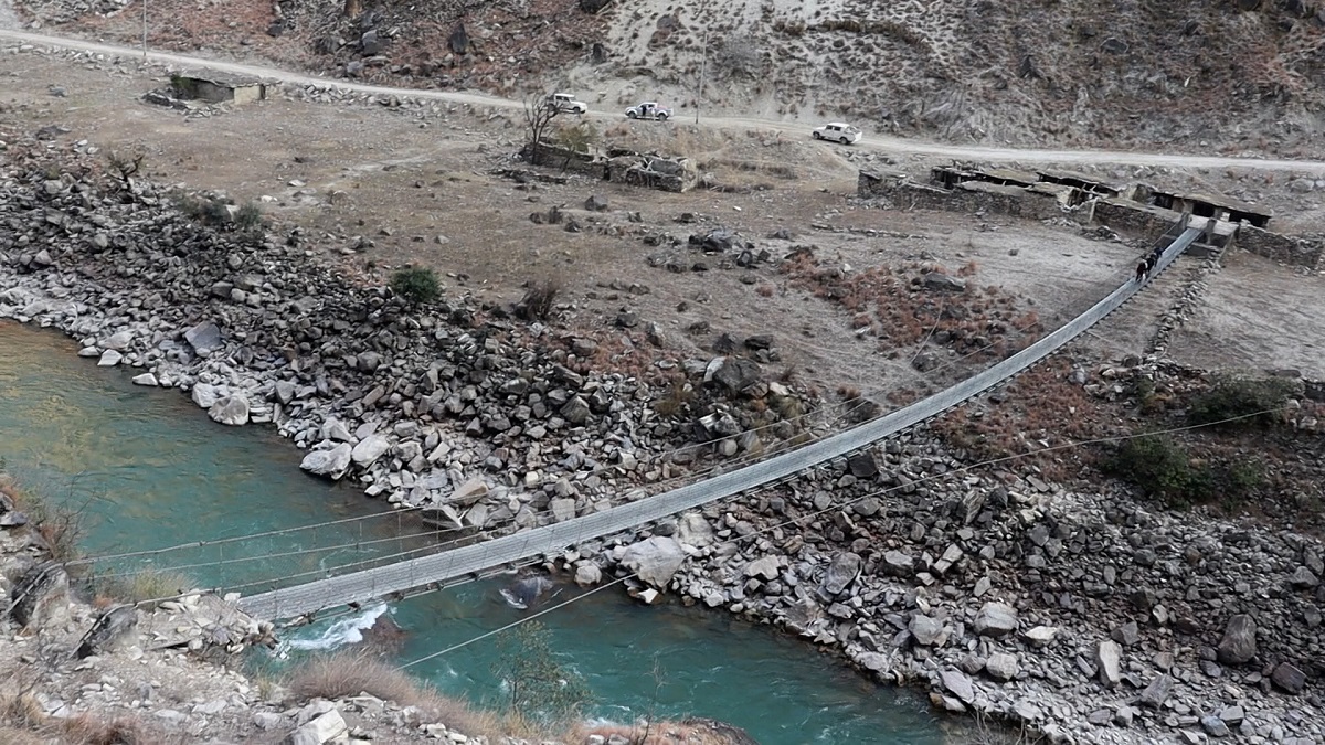 विकासको सुस्त नमूना : मुगुको दोमुख पुल ४ वर्षमा २ प्रतिशत मात्रै प्रगति