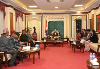 निर्वाचनमा शान्ति सुरक्षा सशक्त बनाउन ४ वटै निकायलाई राष्ट्रपतिको निर्देशन